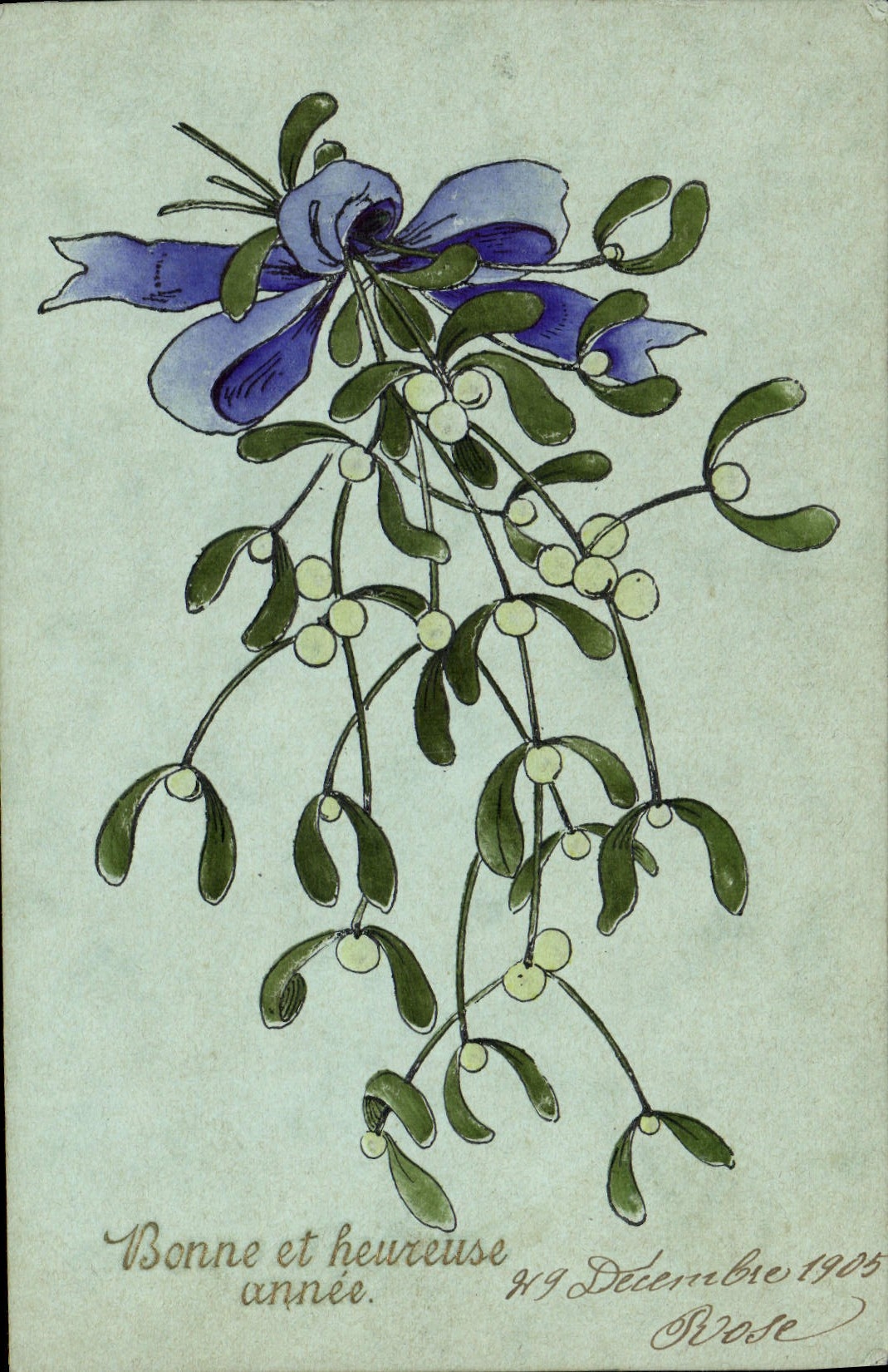 Mistral — Bonne et heureuse année — G. B. Paris