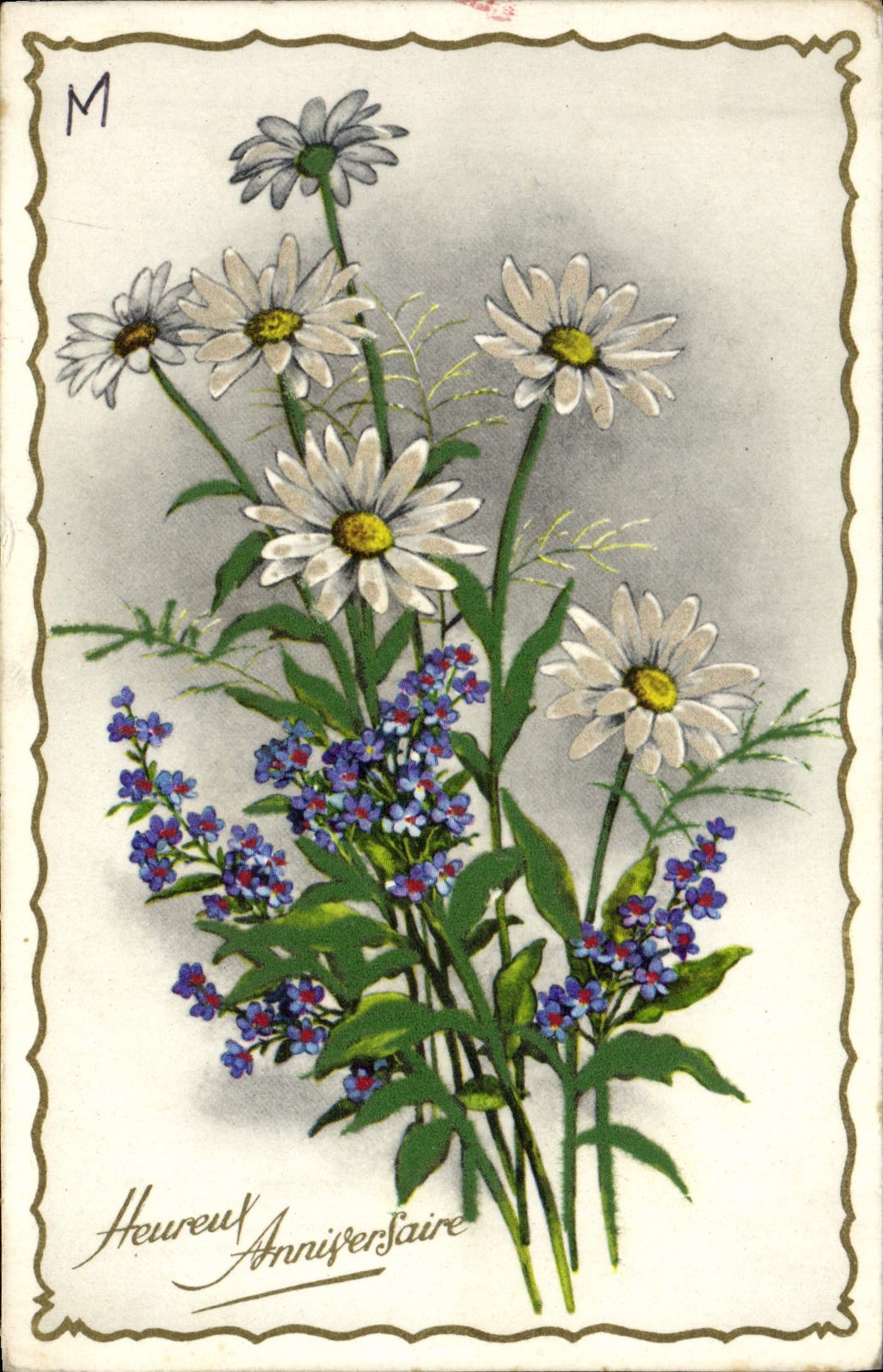 CPA Fantaisie Fleurs 