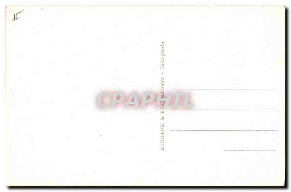 CPA Electricite Genissiat La vallee du Rhone en aval du grand barrage — Verso