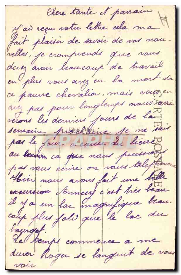 CPA Electricite Le Val de Fier le barrage — Verso