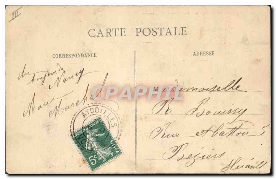 CPA Electricite Exposition de Nancy Le palais de l'electricite — Verso