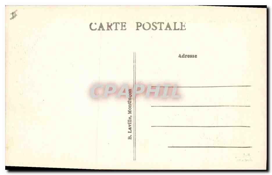 CPA Electricite Vallee de la Sioule Barrage des Fades Vue generale  — Verso