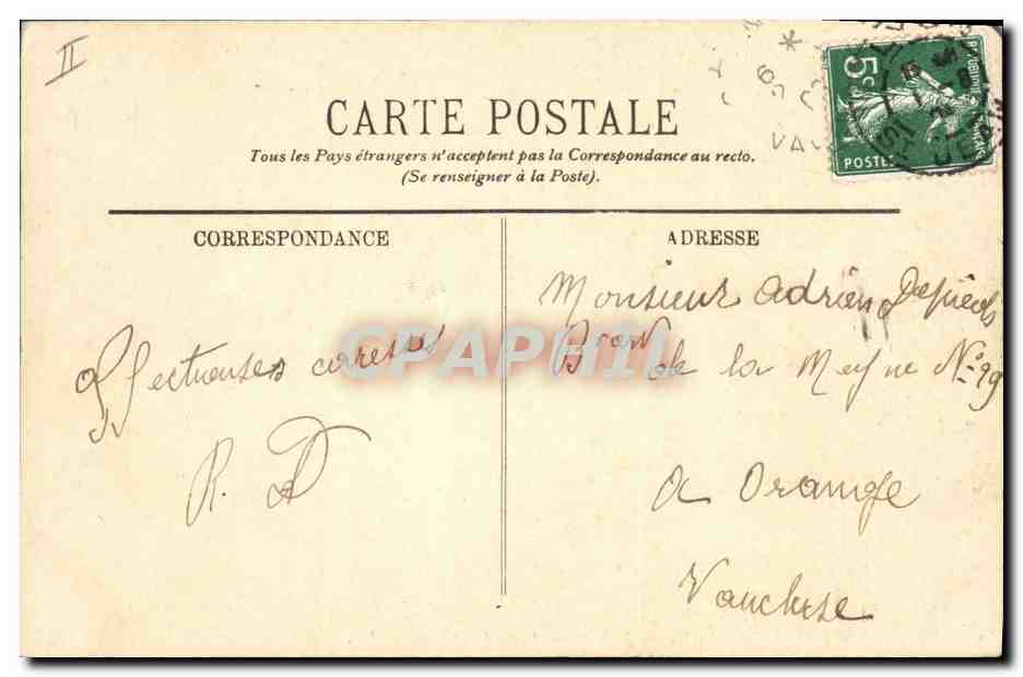 CPA Electricite Environs de Lyon Jonnage Usine electrique — Verso