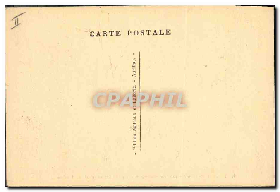 CPA Electricite Usine hydroelectrique de Mareges La riviere en aval de l'usine — Verso