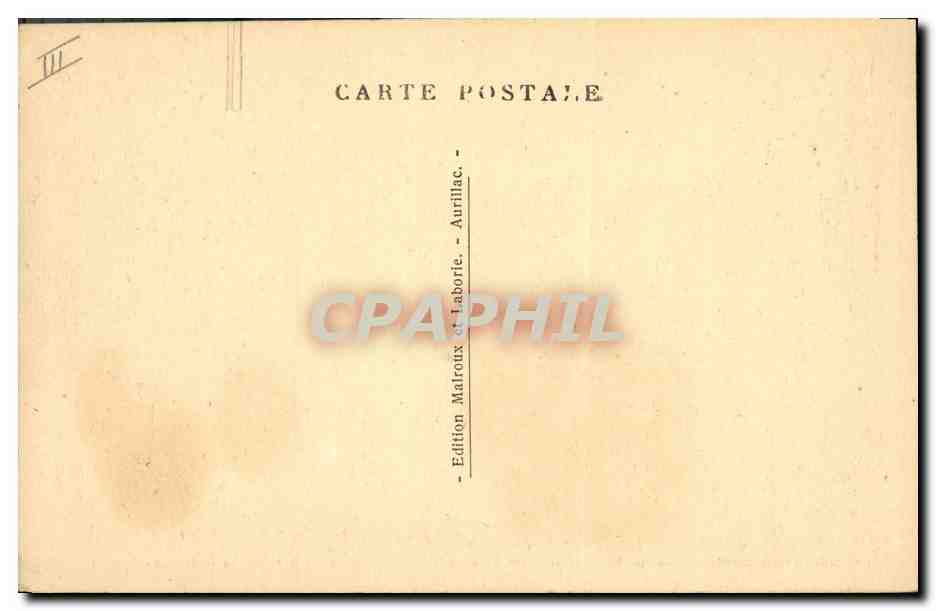CPA Electricite Usine hydroelectrique de Mareges Les batardeaux et le debouche des derivations provisoires  — Verso