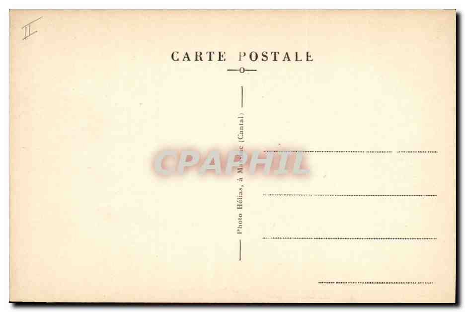CPA Electricite Le barrage de la Cadene  — Verso
