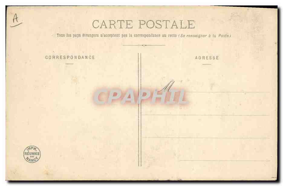 Rose de Noël — Portrait en robe colorée — Édition Bergeret — Achterkant