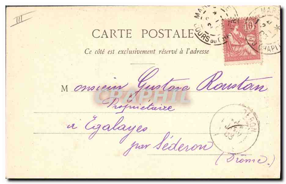 Leçon de natation — scène de plage — éditeur : Éditions Léon Béchard, n°1 — Verso
