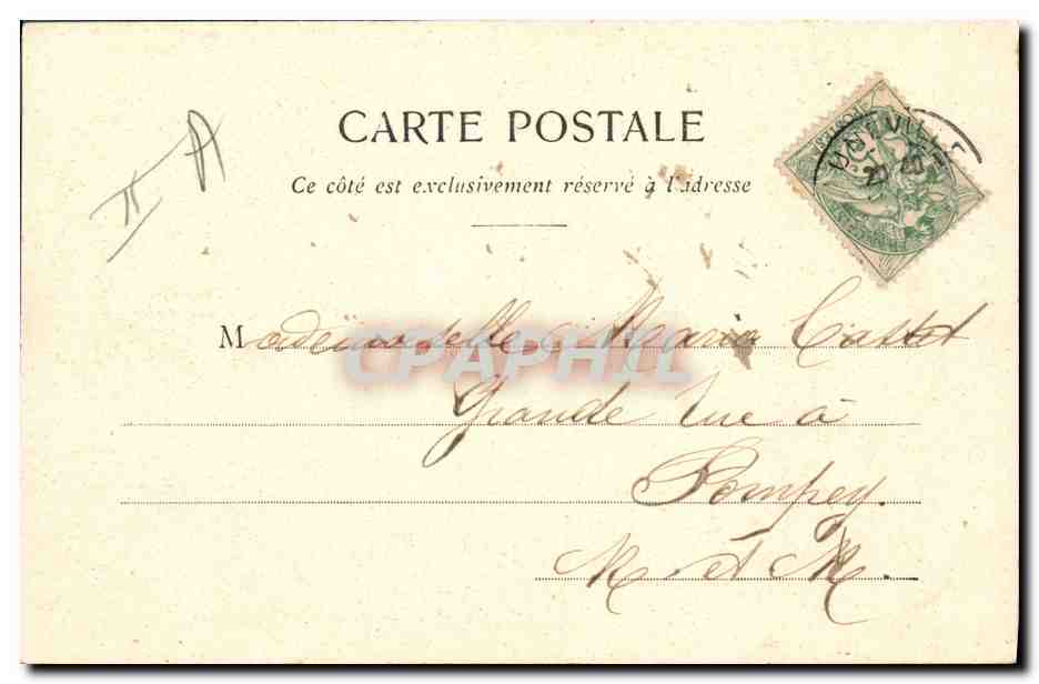 La Famille Durand au Théâtre — Un passage gai — éditeur anonyme, n° de série non visible — Reverso