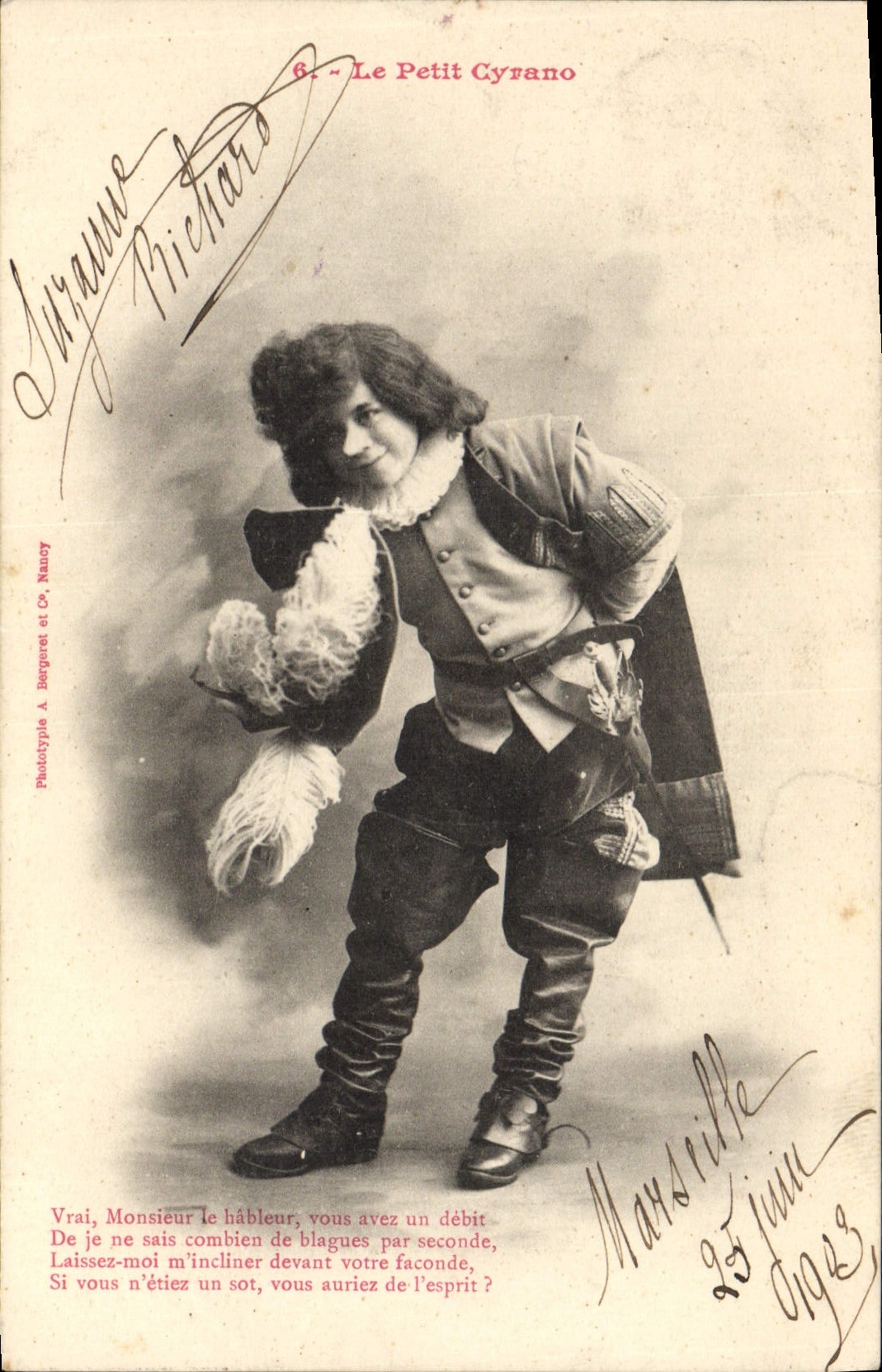 CPA Fantaisie Enfant Le Petit Cyrano 
