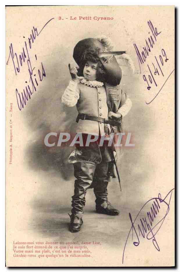 CPA Fantaisie Enfant Le Petit Cyrano 