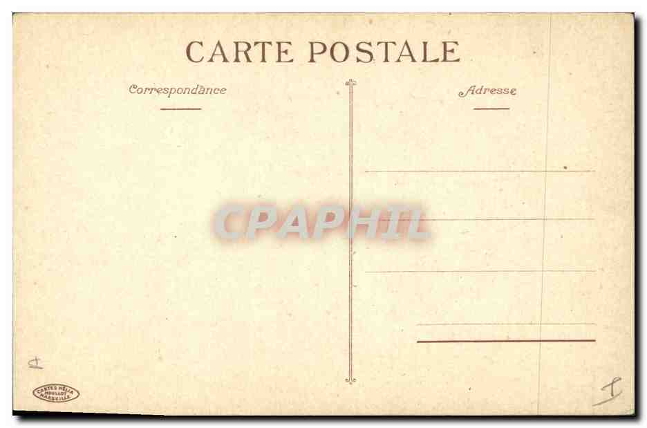 CPA Fantaisie Fleurs Bleuets — Verso
