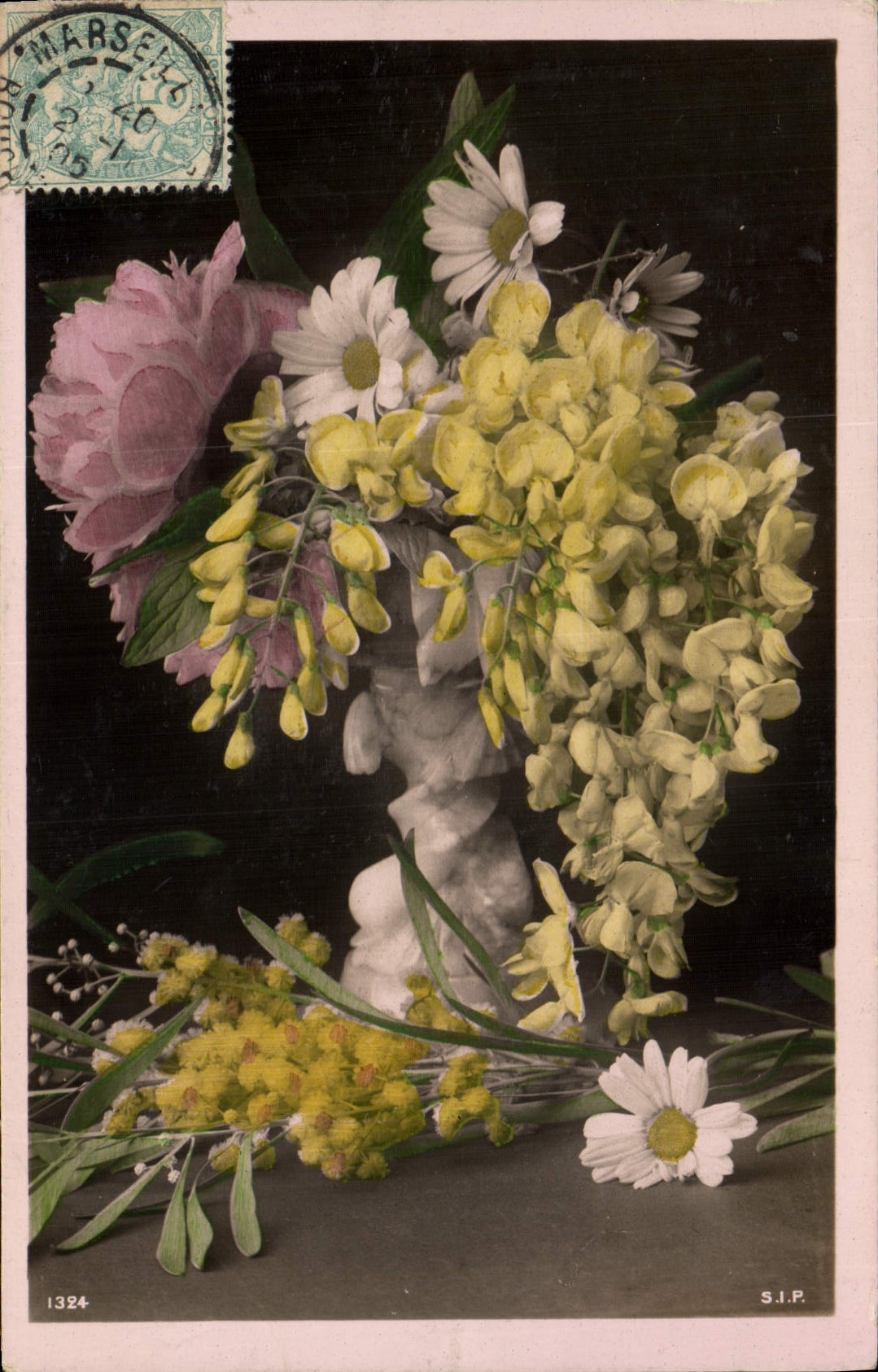 CPA Fantaisie Fleurs 
