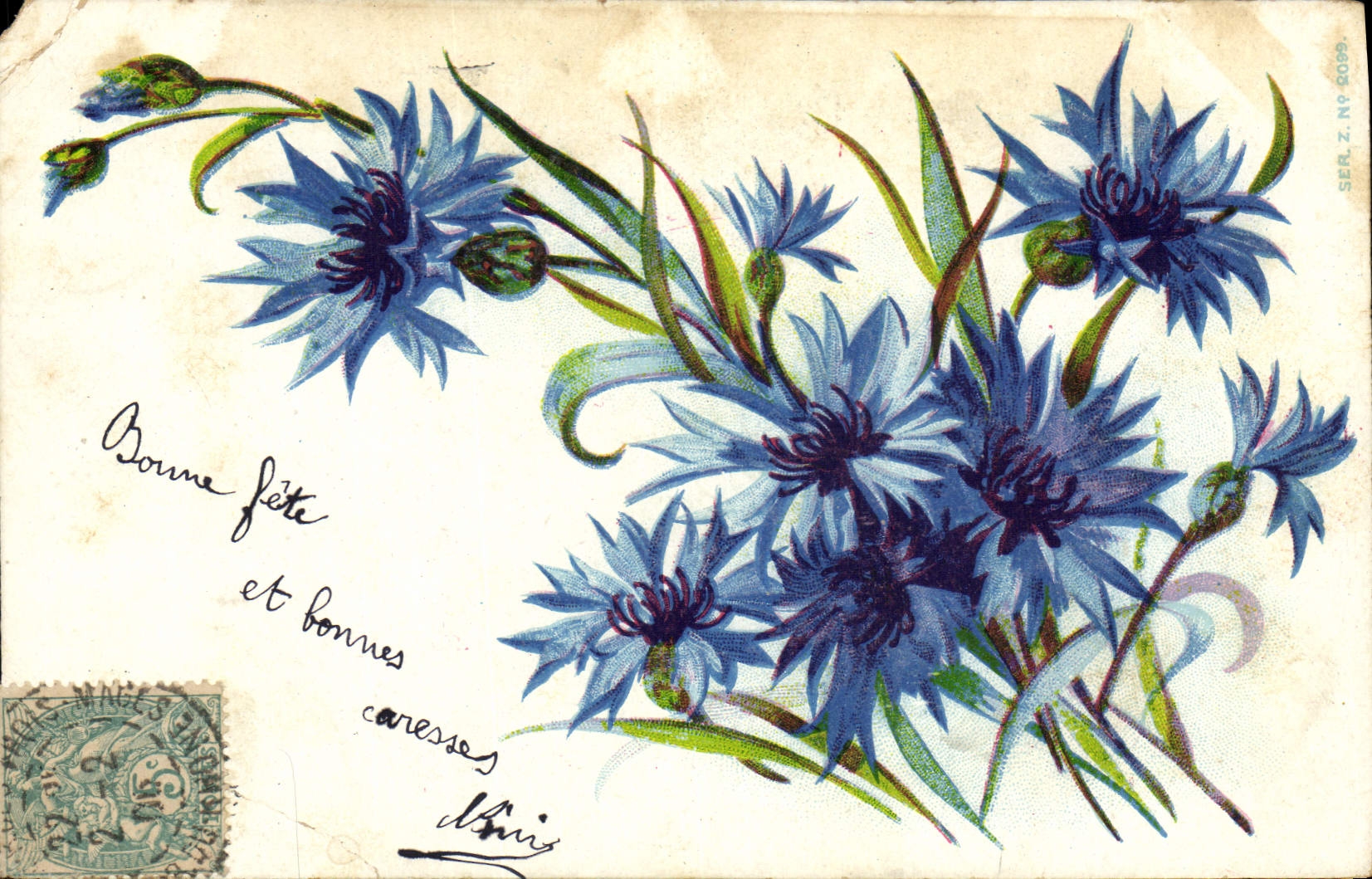 CPA Fantaisie Fleurs 