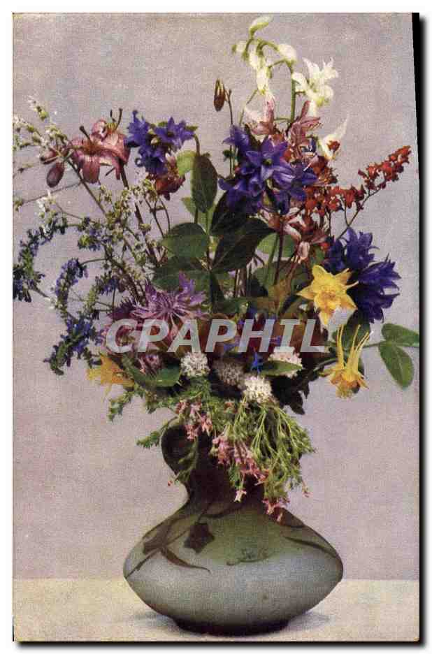 CPA Fantaisie Fleurs 