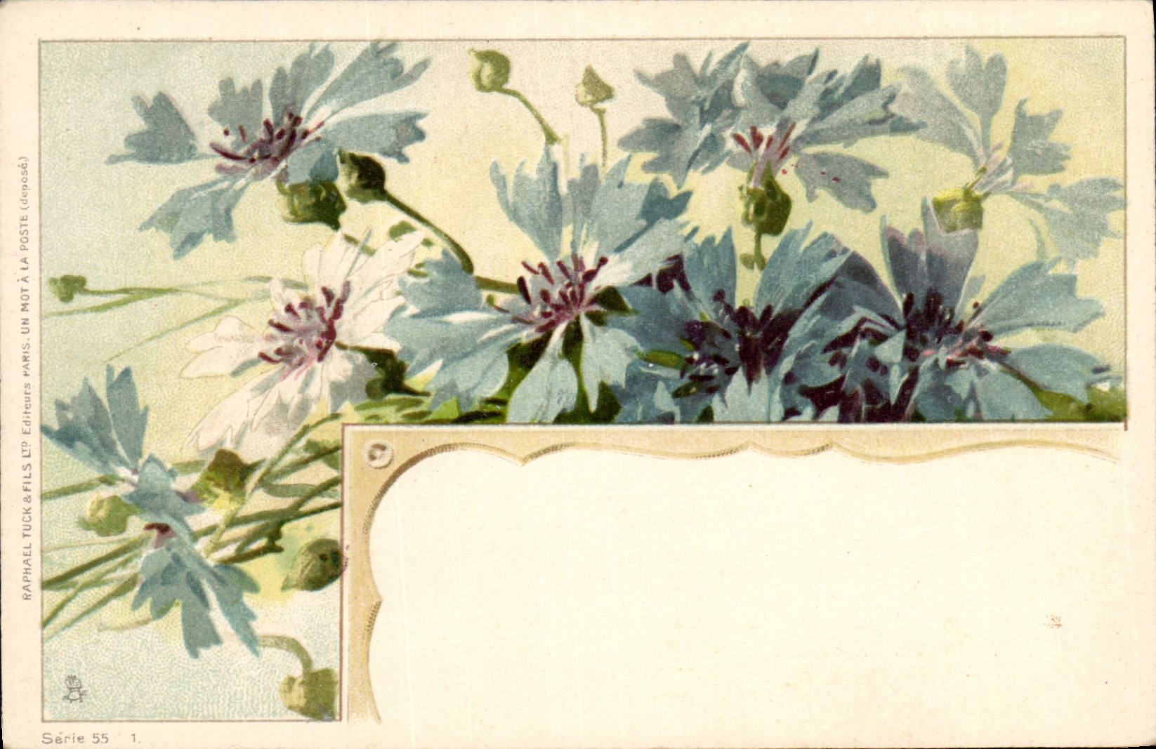 CPA Fantaisie Fleurs 