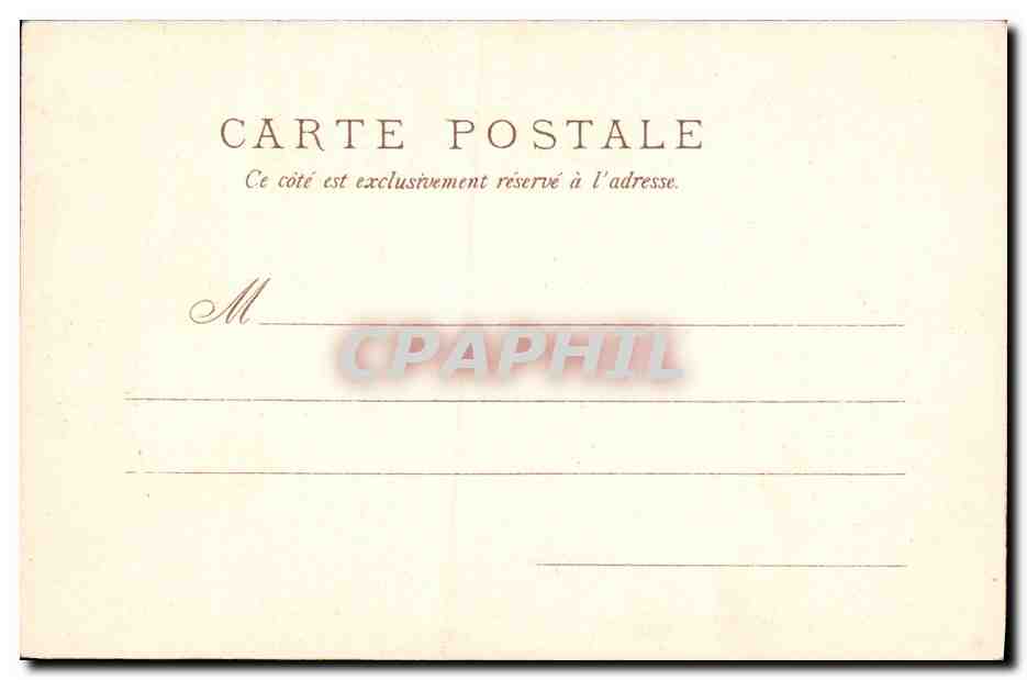 CPA Fantaisie Fleurs  — Verso