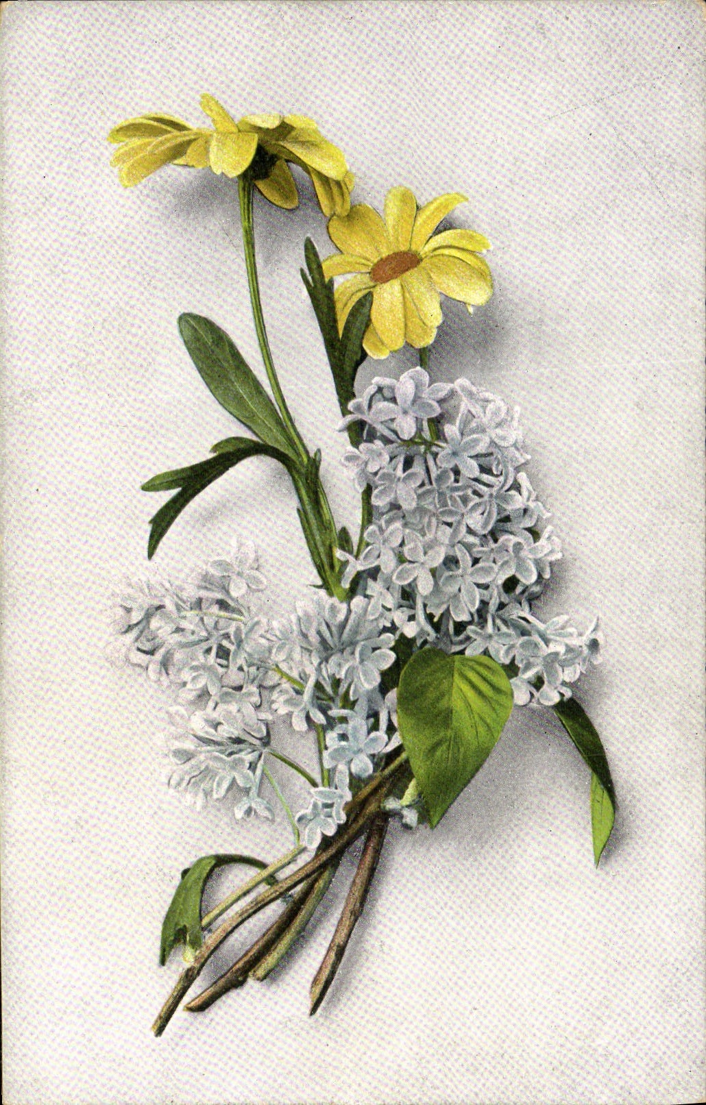 CPA Fantaisie Fleurs 
