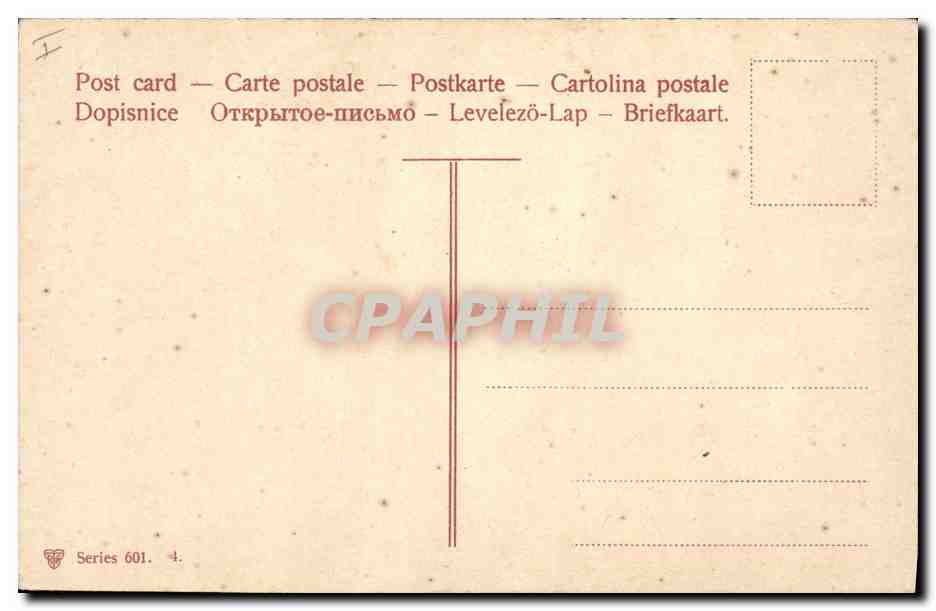 CPA Fantaisie Fleurs  — Rückseite