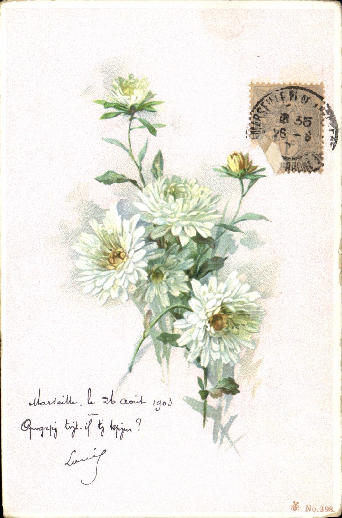 CPA Fantaisie Fleurs 