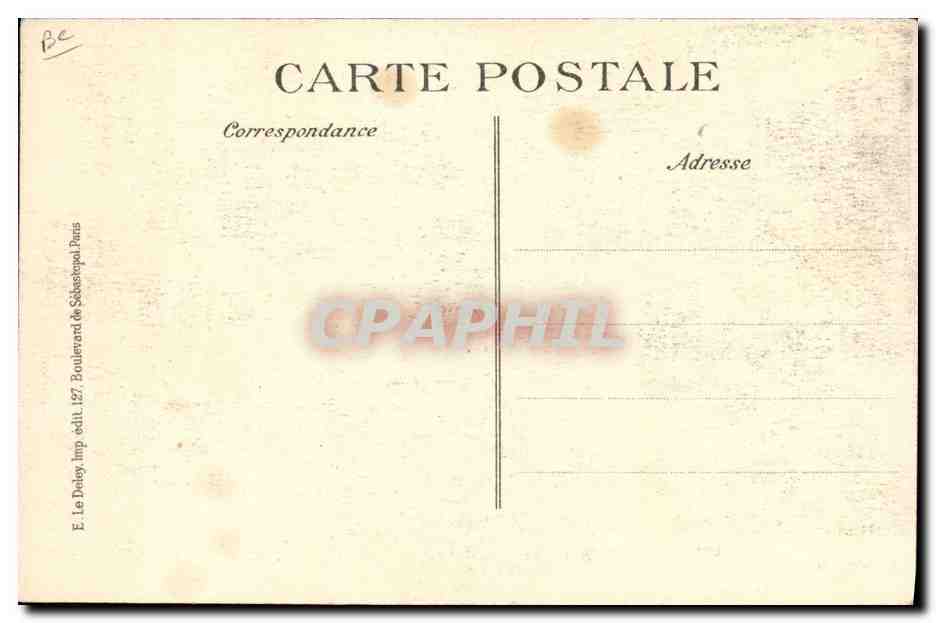 Les Zeppelins sur Paris — Crimes odieux des pirates boches — Les funérailles nationales des victimes — E. Le Bodoy, Paris — Verso