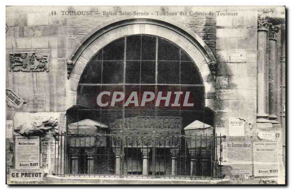 CPA Toulouse Eglise Saint Sernin Tombeau des Comtes de Toulouse 