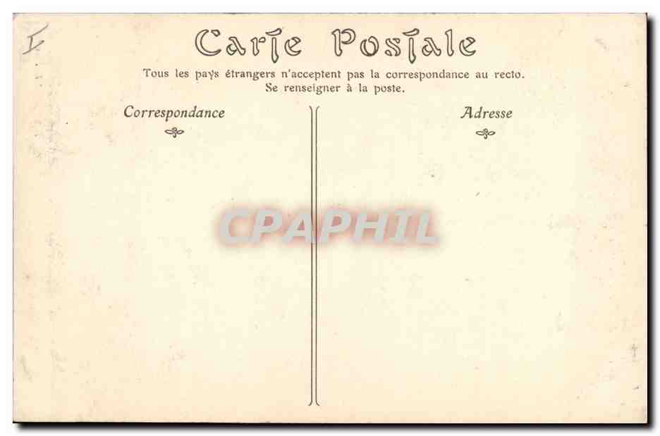 CPA Arles Les Aliscamps Tombeau des Consuls morts de la Peste — Rückseite