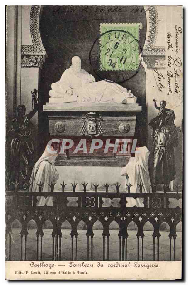 CPA Carthage Tombeaux puniques Tunisie 
