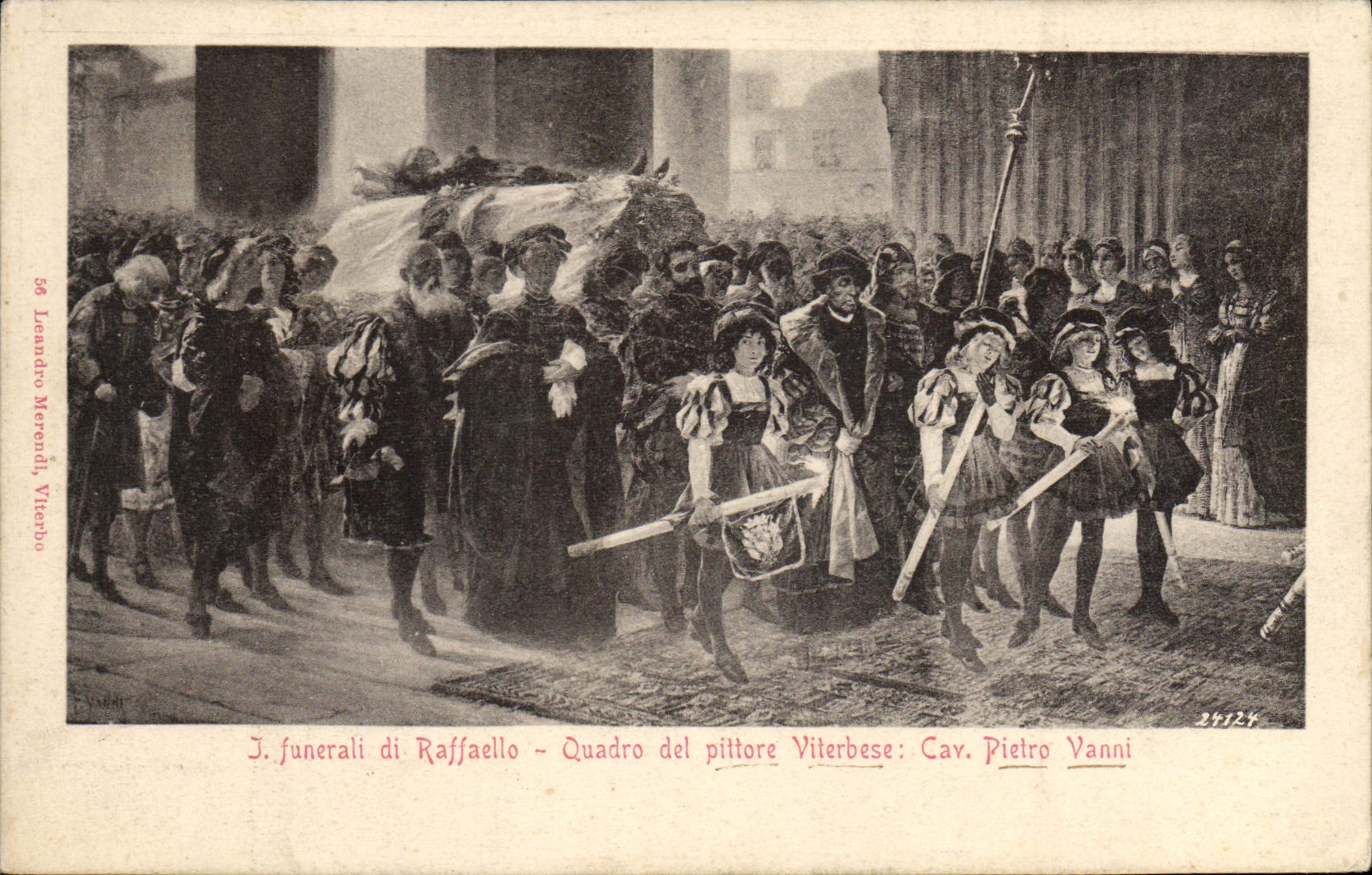 CPA I Funerali di Raffaello Cav Pietro Vanni 