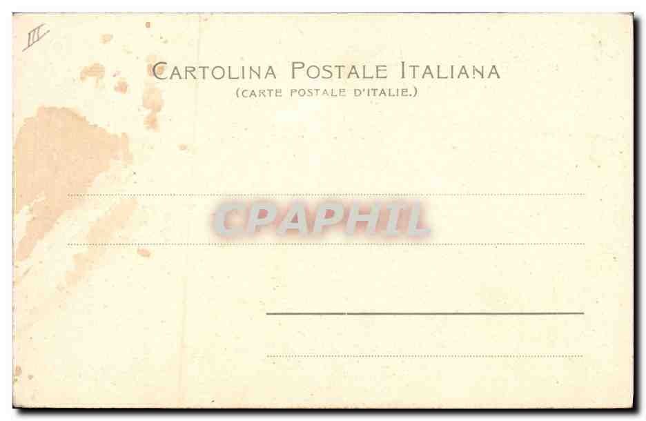 CPA I Funerali di Raffaello Cav Pietro Vanni  — Rückseite