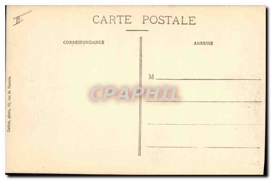 CPA Ecole Polytechnique Le pavillon des eleves Militaria — Rückseite