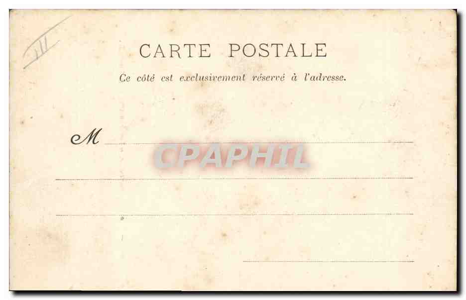 École de Saint-Cyr — Les Fenêtres et le Portique — Vve Marot, édit., 11e Série — Achterkant