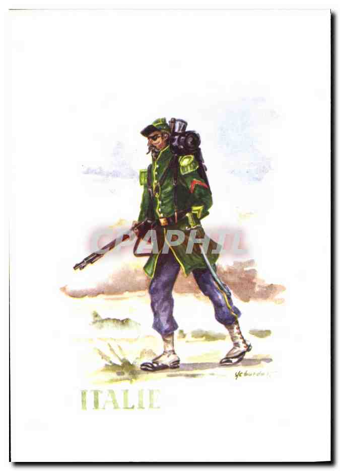CPM Militaria Legion Etrangere Italie