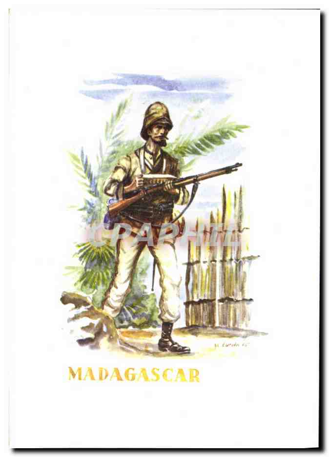 CPM Militaria Legion Etrangere Madagascar
