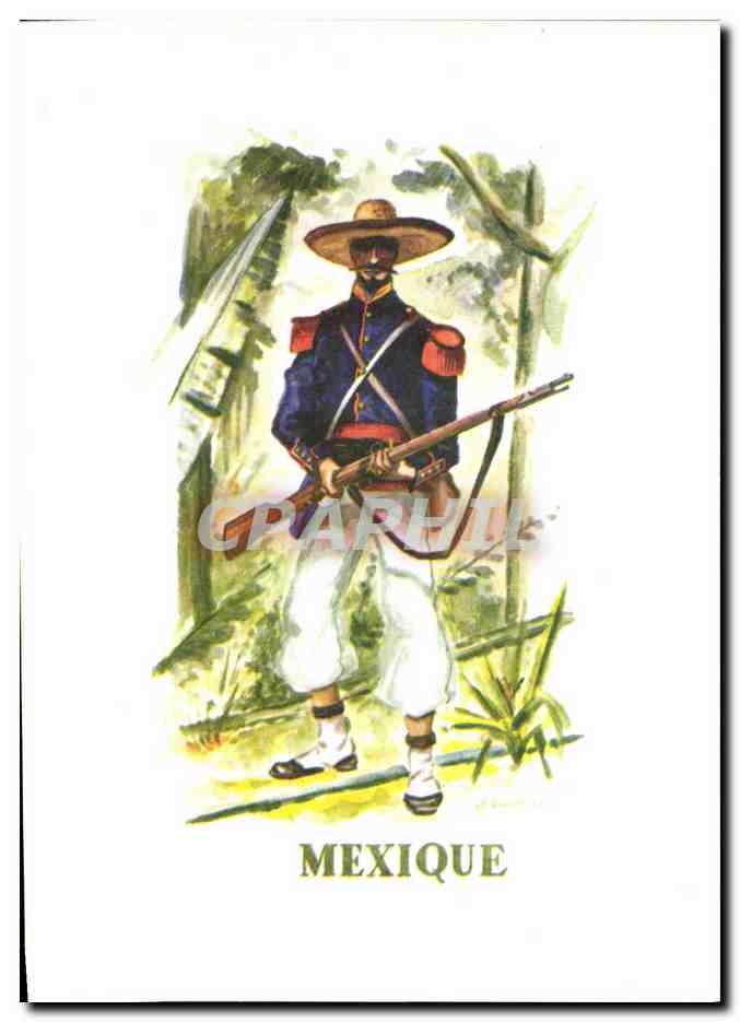CPM Militaria Legion Etrangere Mexique