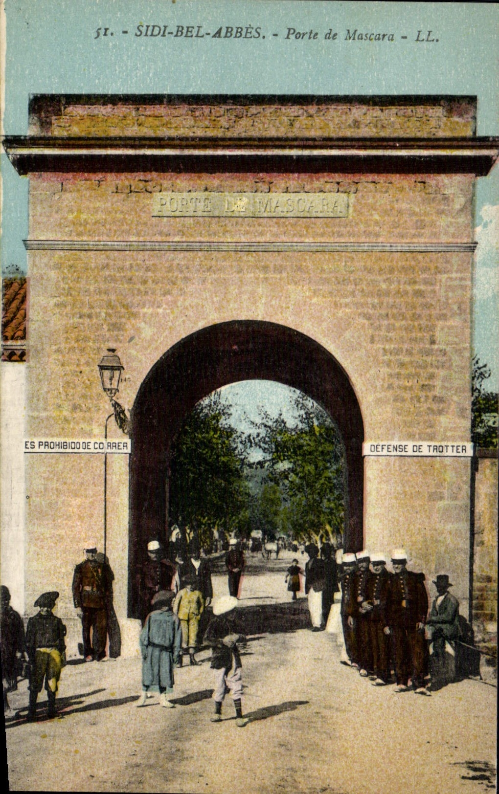 Sidi-Bel-Abbès - Porte de Mascara - LL.