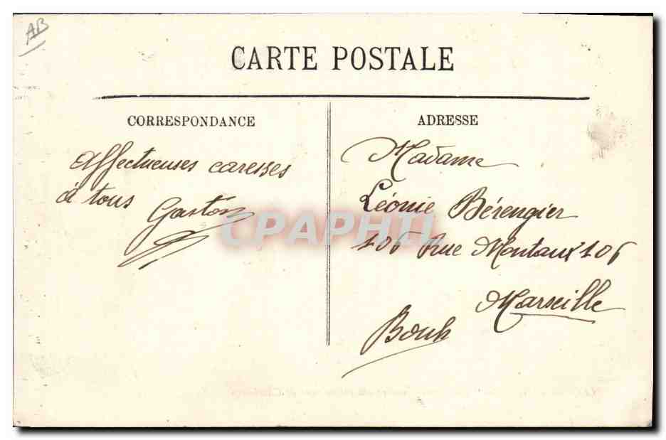 Il Cacciatorpediniere Americano "Louisiana" nave ammiraglia in rada di Cherbourg — fotografia — editore sconosciuto — Verso