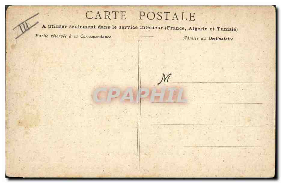 CPA Bateau Latouche Treville Croiseur Cuirasse  — Verso