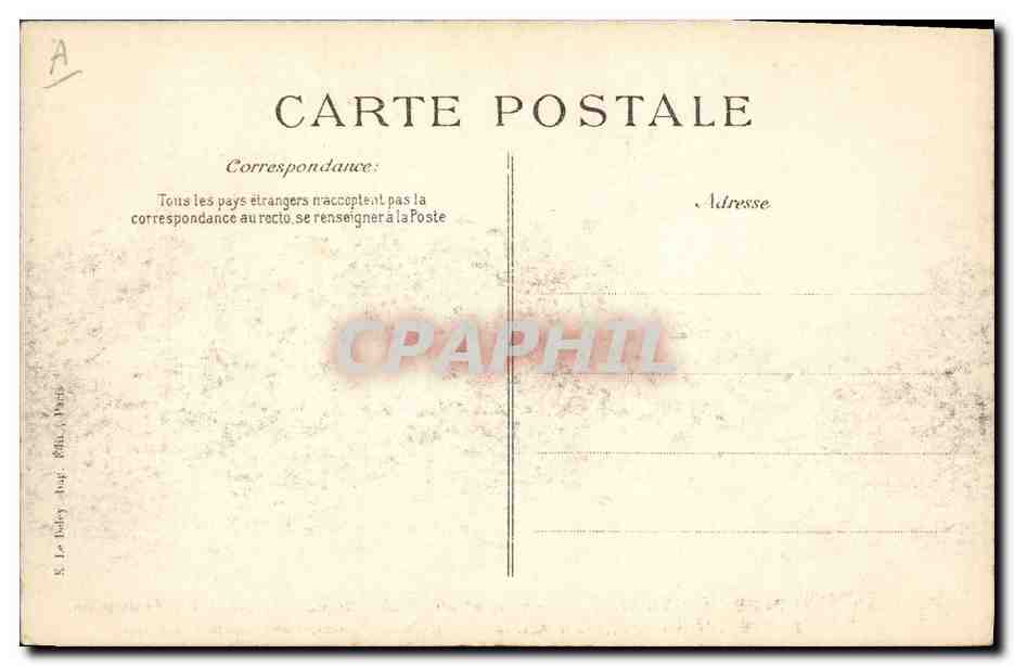 CPA Bateau Catastrophe du Liberte Le renflouement  — Verso