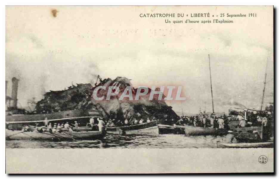 Catastrophe du « Liberté » — 25 Septembre 1911 — édition non identifiée
