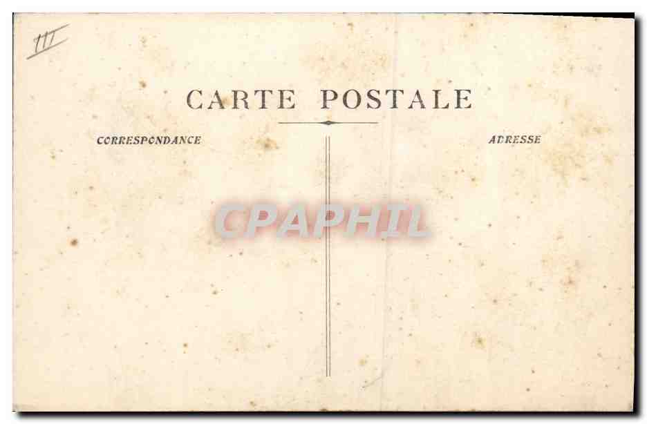 Catastrophe du "Liberté" — Déblaiement de la tourelle arrière — 25 Septembre 1911 — Reverso