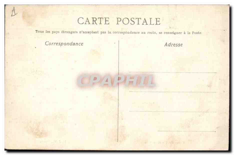 CPA Les Allobroges Chant national de la Savoie  — Verso