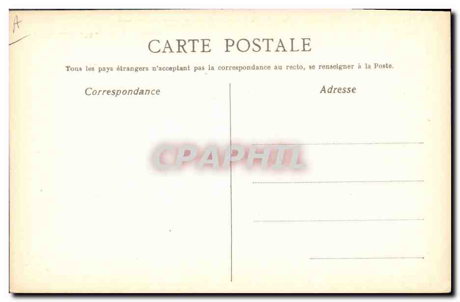 CPA Le petit navire Bernard Paul Delmet  — Verso