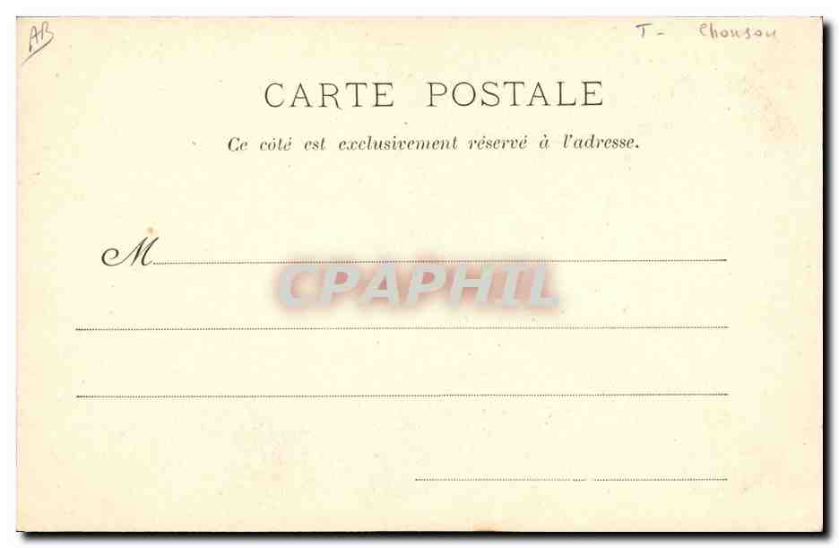 CPA Le pont d'Avignon — Verso