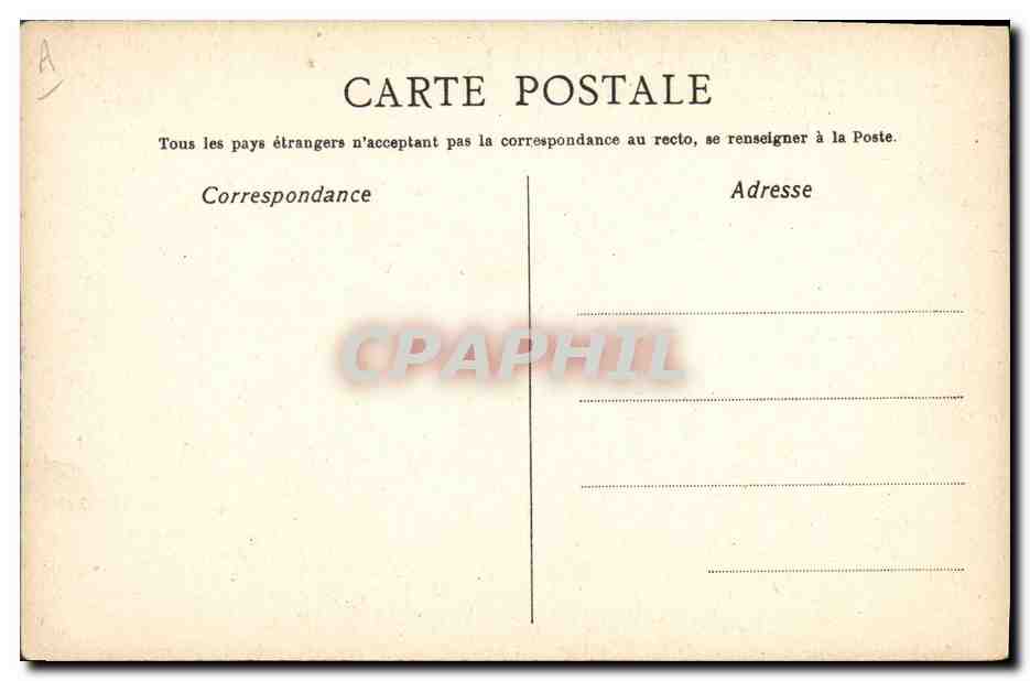 CPA Noel d'Adam Minuit chretien  — Verso