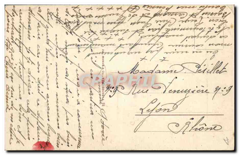 Lothringerin und Elsässerin — costumes régionaux — éditeur non identifié — Verso