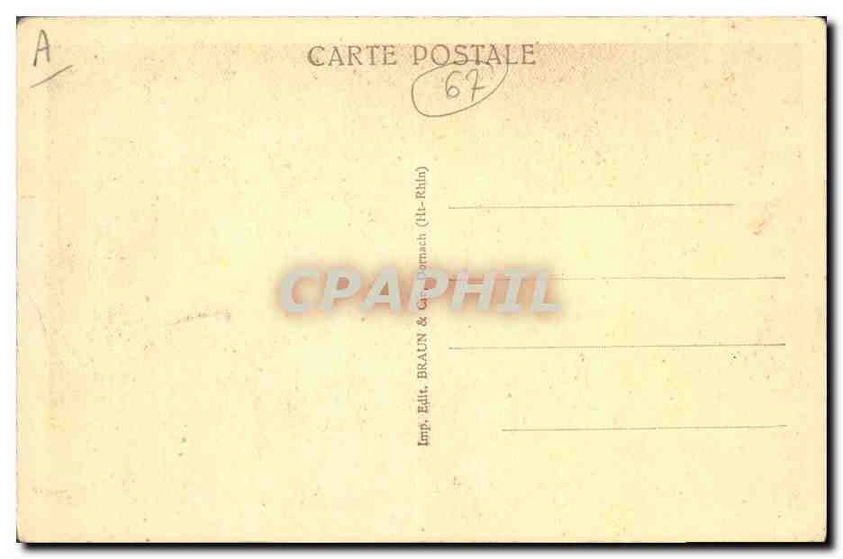 CPA Folklore Alsace Interieur Alsacien — Reverso
