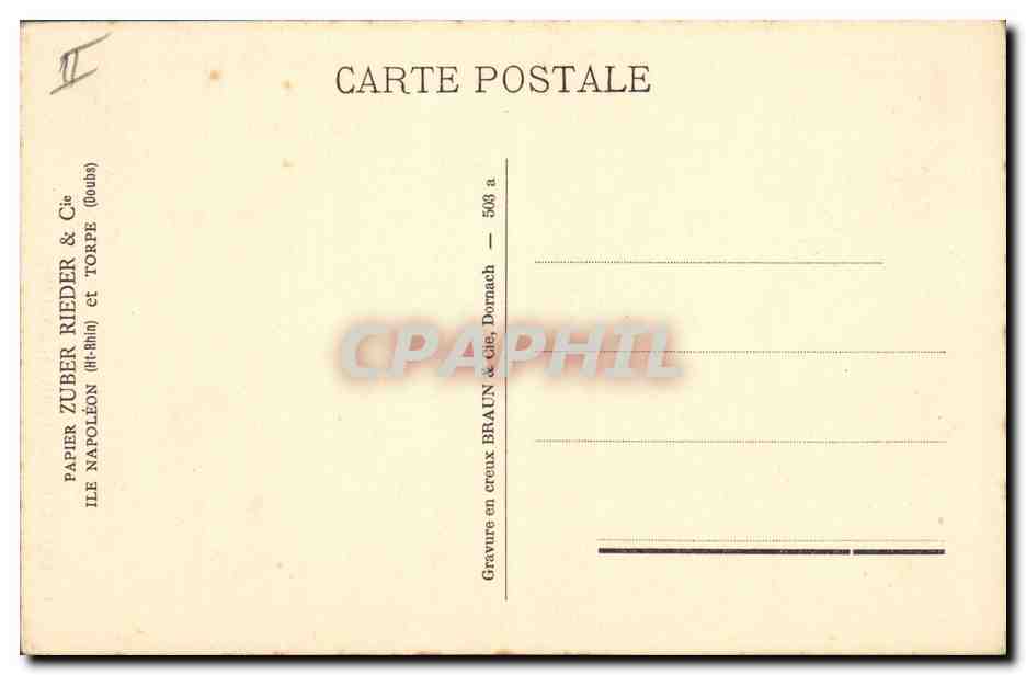 CPA Folklore Alsace Fillette et garcon Alsaciens  — Verso