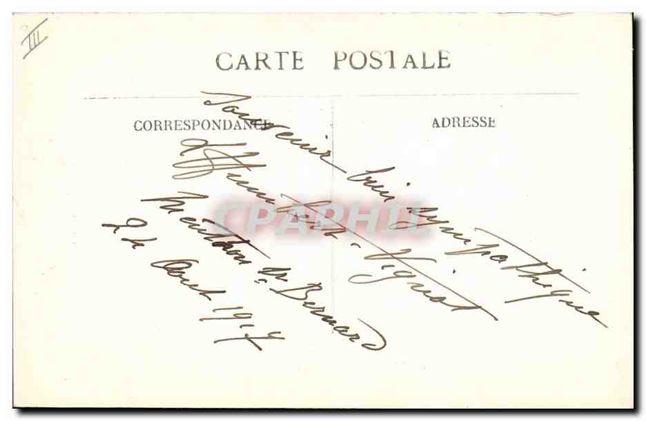 CPA Folklore Alsace par Mlle Humbert Vignot  — Verso