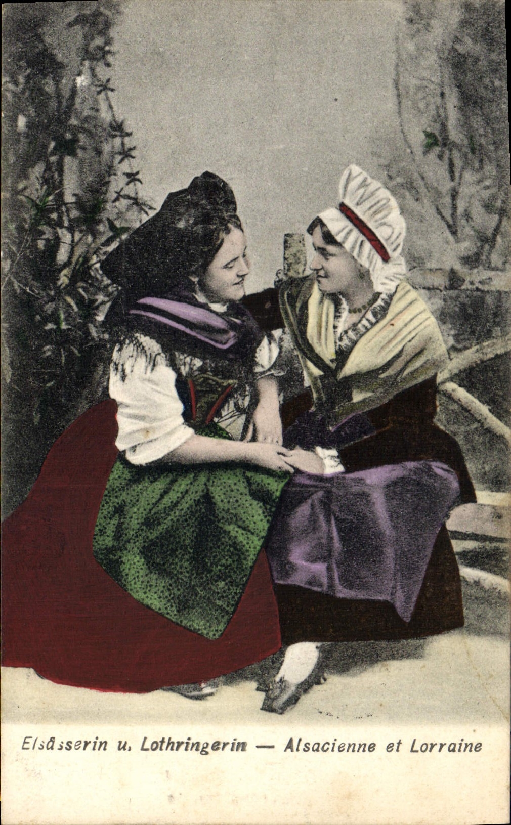 CPA Folklore Alsace Alsacienne et Lorraine 